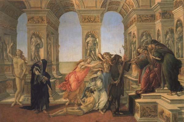 Sandro Botticelli The Calumny Sweden oil painting art